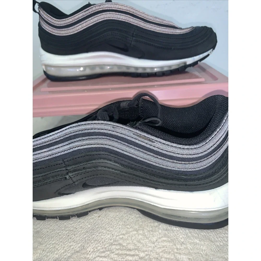 Nike‎ Air Max 97 Black Off Noir Black White DQ8574-001 Mens 8.5